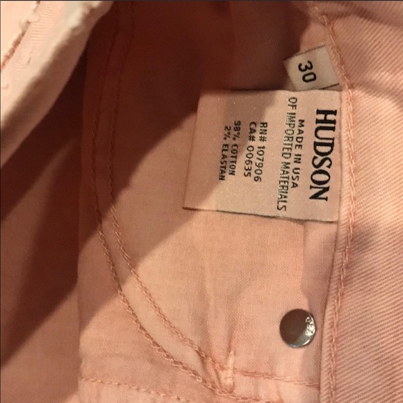 Hudson Crop Riley Distressed Jeans - Picture 3 of 3